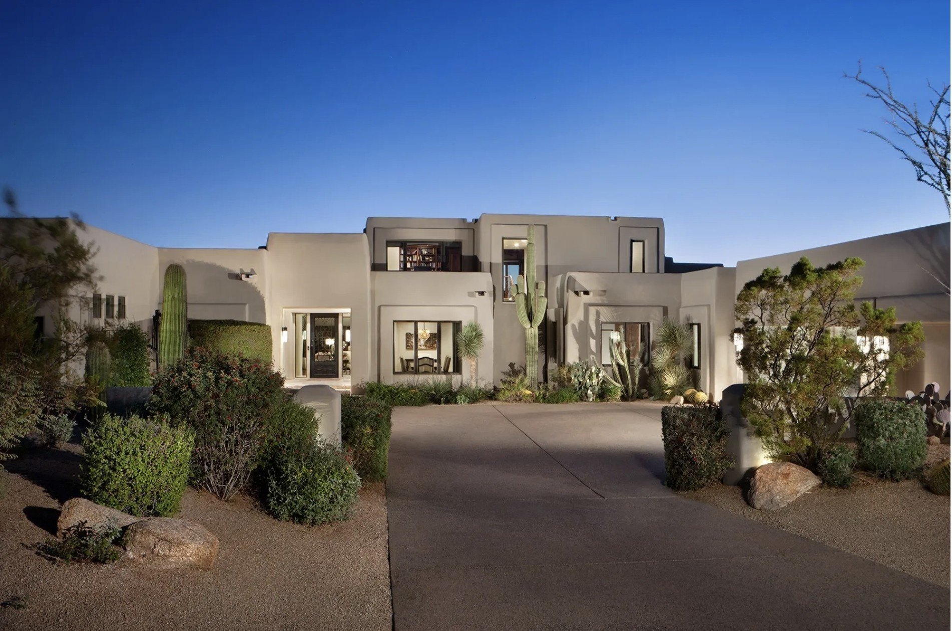 This 4-bedroom, 5.5-bath home at 10040 E Happy Valley Rd., Scottsdale, AZ 85255, is being sold for $4.59 million. 