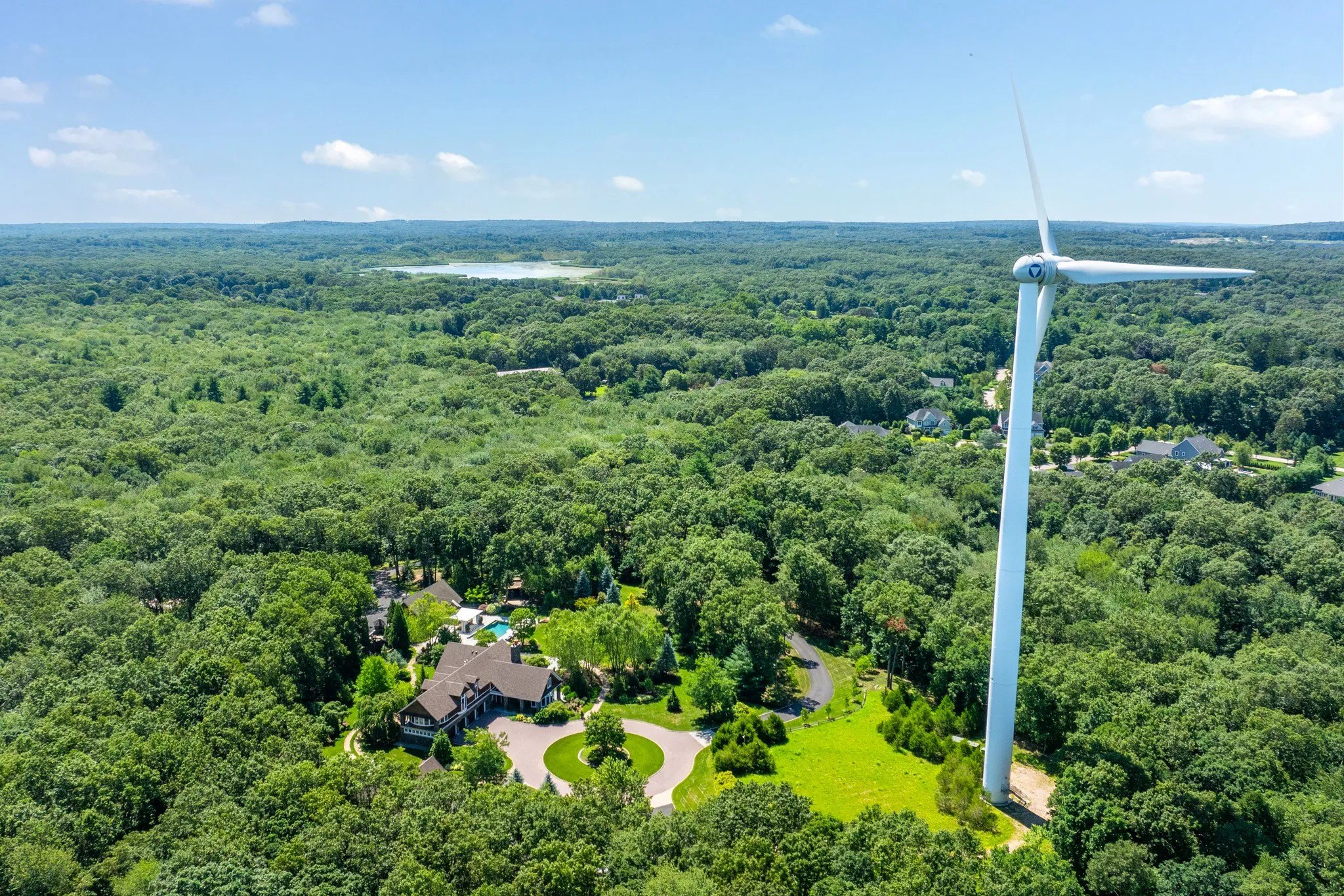 That giant wind turbine, though...